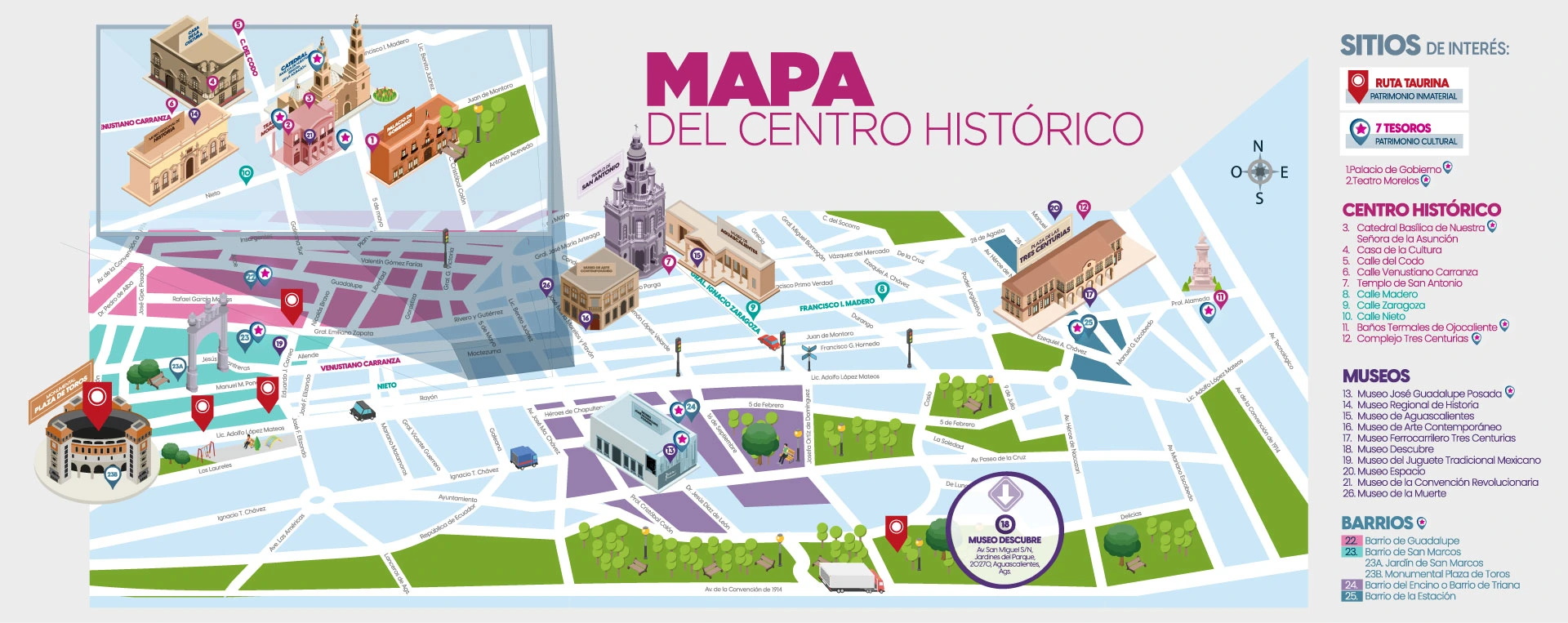 Mapa de Aguascalientes